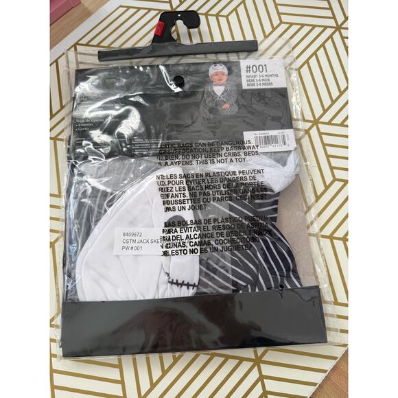 Nightmare Before Christmas Jack Skellington Infant Costume | 3-6 Months - Picture 2 of 3